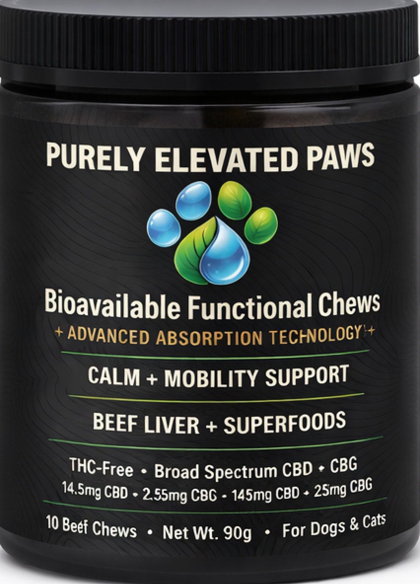 Bioavailable Functional Chews — Beef Liver (30-Count Jar)
